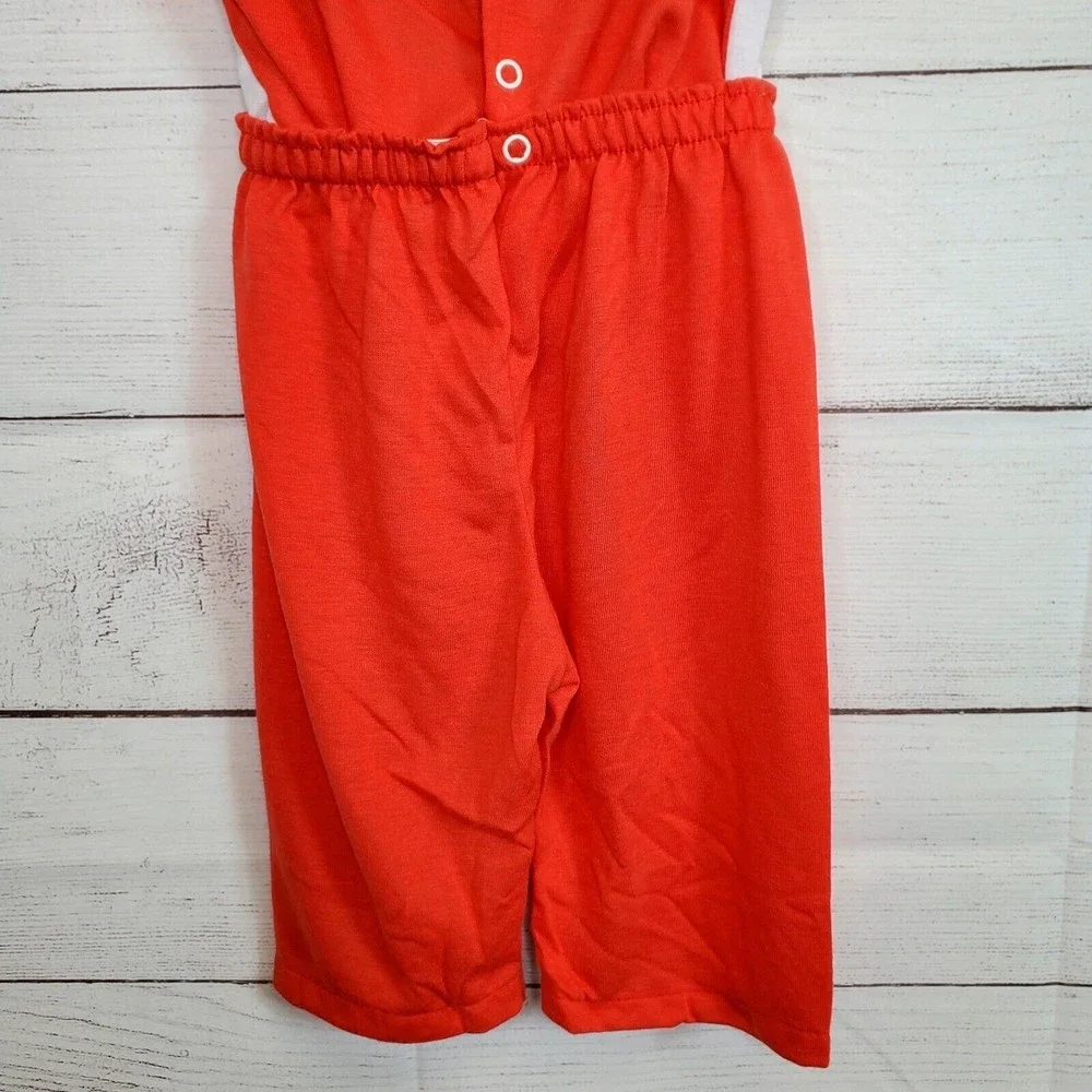 Vintage Waly Disney Co. Mickey Mouse 1984 Snap Pajamas Toddler Size 9M US Made - Picture 7 of 11